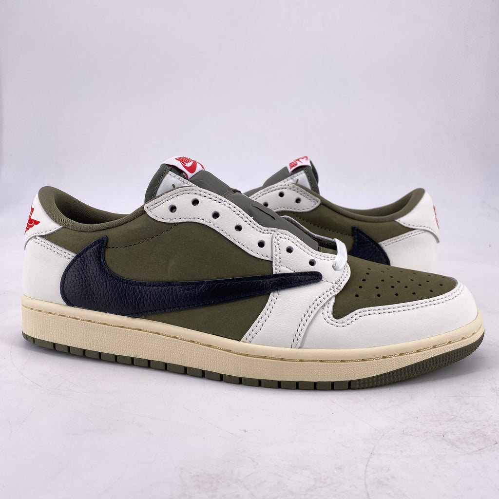 Air Jordan 1 Low OG SP "Travis Scott Medium Olive" 2024 New Size 8.5
