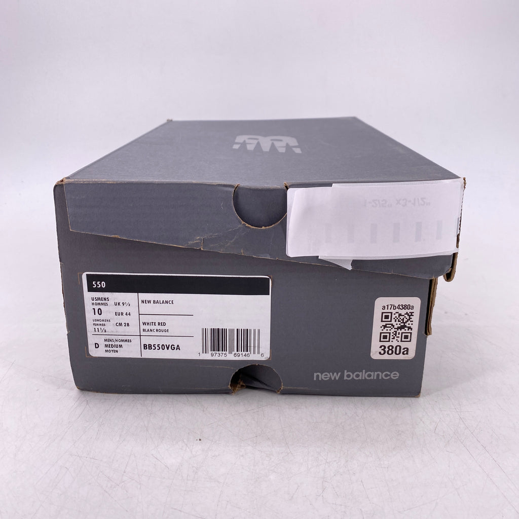 New Balance 550 "Vintage Team Red" 2024 New Size 10