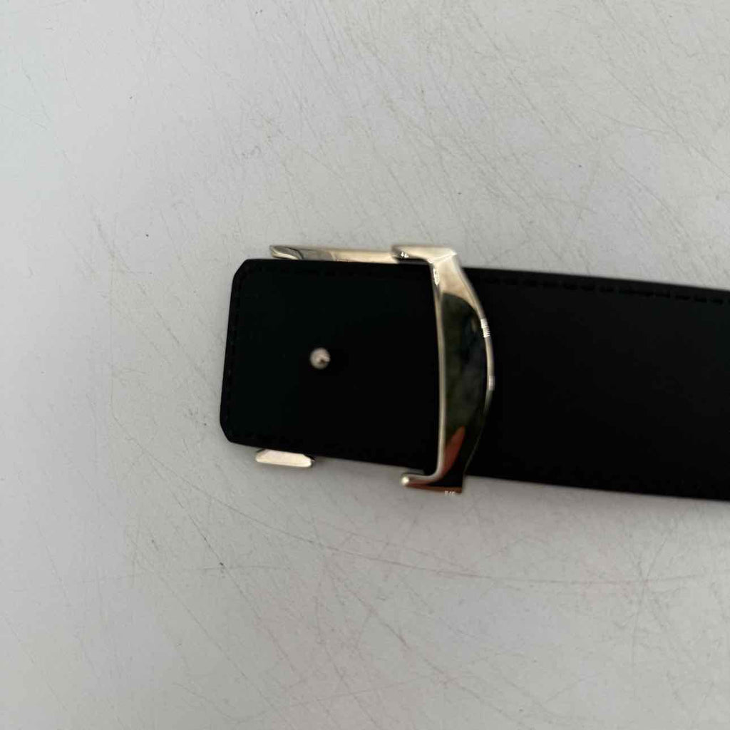 Louis Vuitton Belt "SILVER BUCKLE" Used Brown Size 38