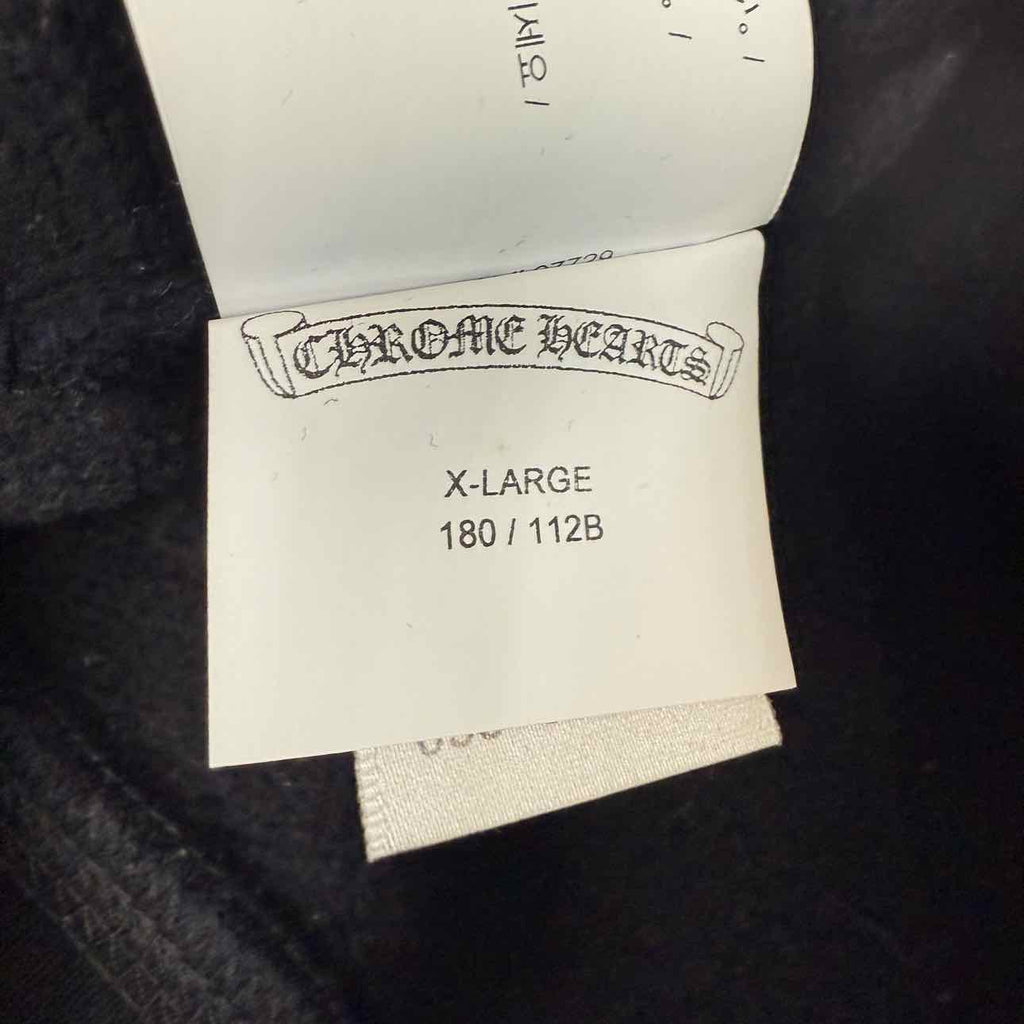 Chrome Hearts Hoodie "SLO RIDE" Black Used Size XL
