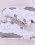 Air Jordan 4 Retro "White Oreo" 2021 New Size 12