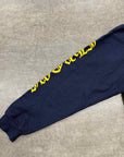 Chrome Hearts Hoodie "VERTICAL LOGO" Navy Used Size XL