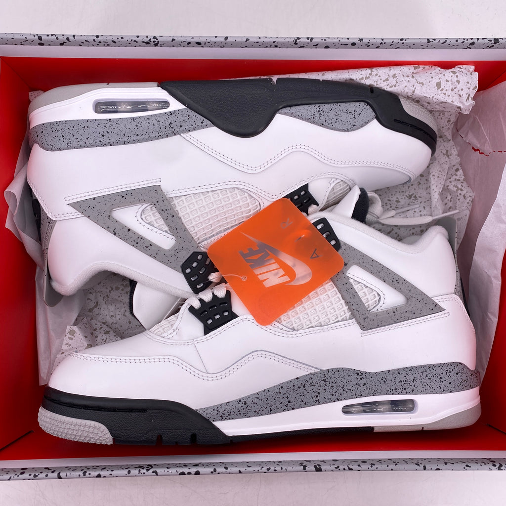 Air Jordan 4 Retro "White Cement" 2025 New Size 10