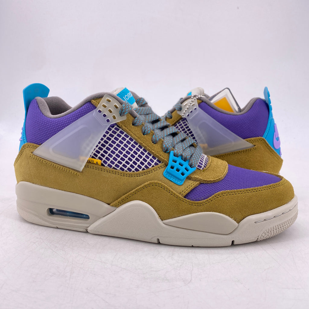 Air Jordan 4 Retro "Union Desert Moss" 2021 New Size 9.5