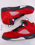 Air Jordan 5 Retro "Raging Bull Red Suede" 2021 Used Size 12