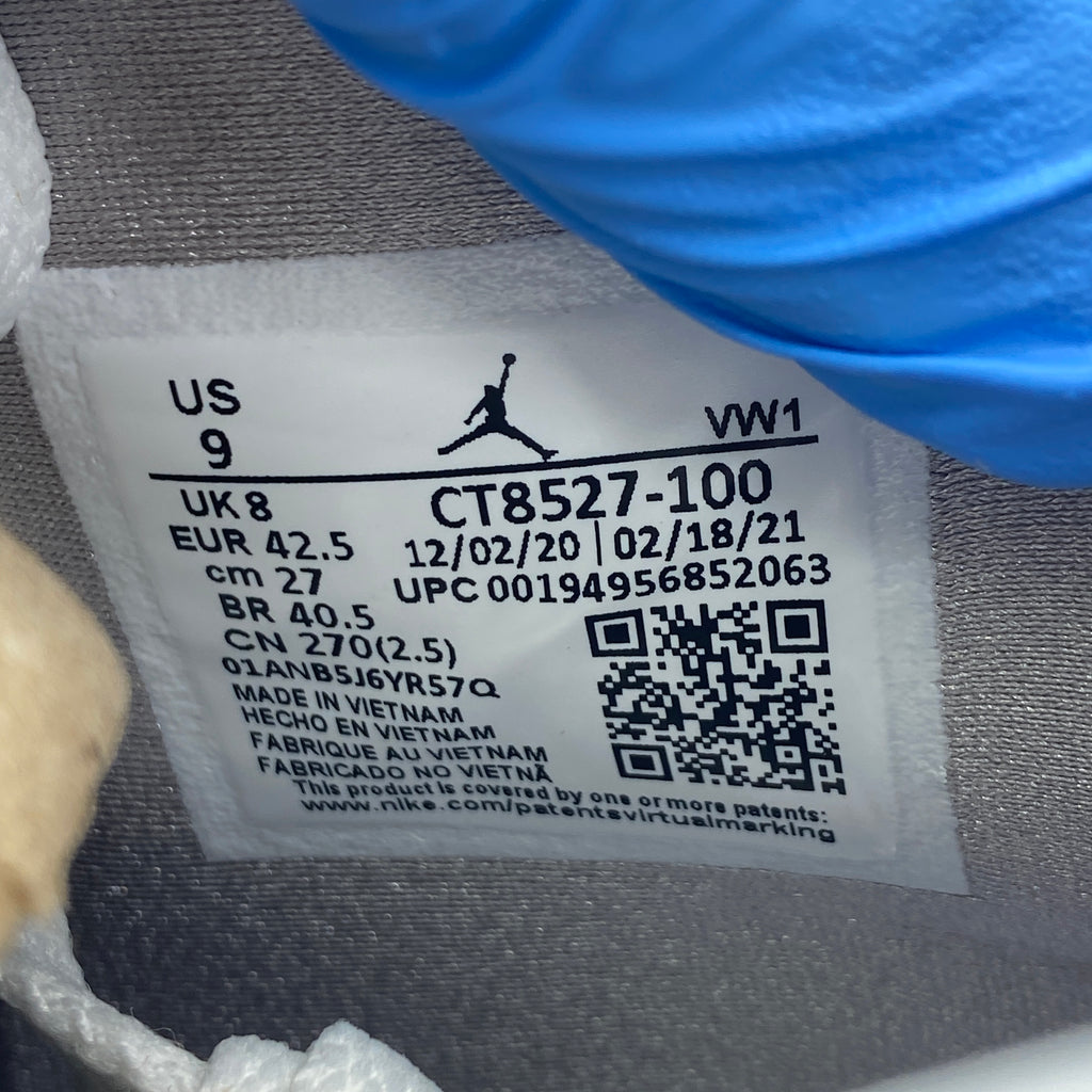Air Jordan 4 Retro "White Oreo" 2020 New Size 9