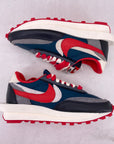 Nike LD WAFFLE / Sacai "University Red" 2021 New Size 4.5