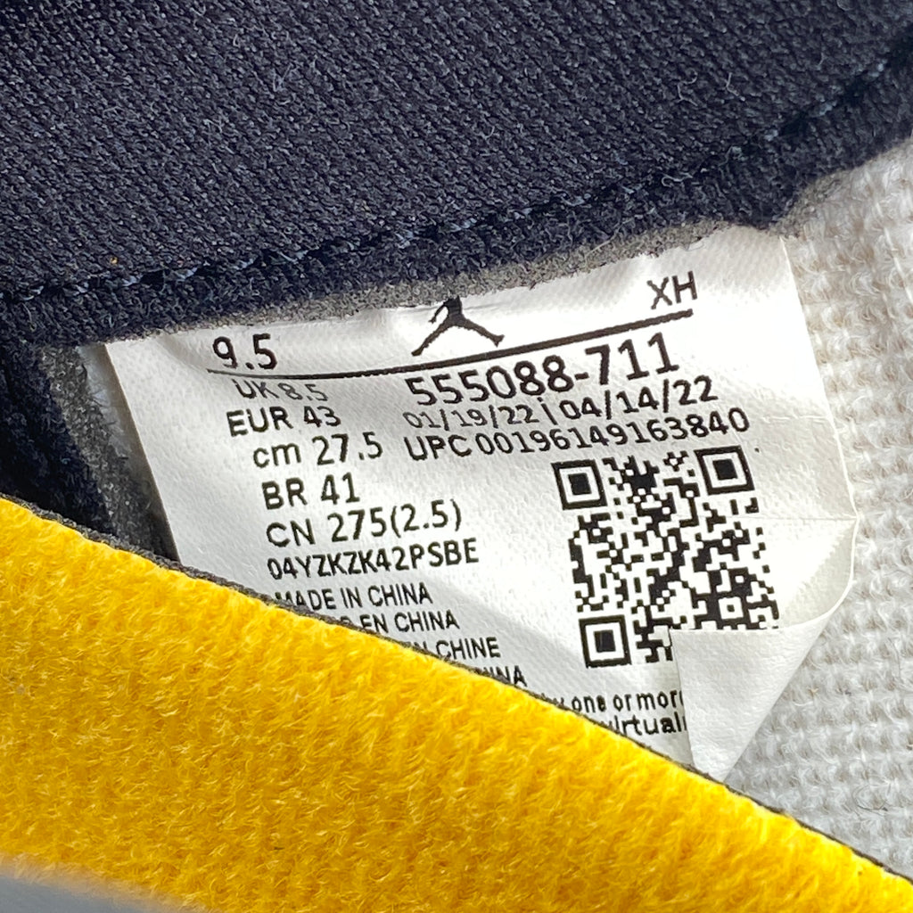 Air Jordan 1 Retro High OG "Taxi" 2022 New Size 9.5