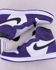 Air Jordan 1 Retro High OG "Court Purple 2.0" 2020 New Size 10.5