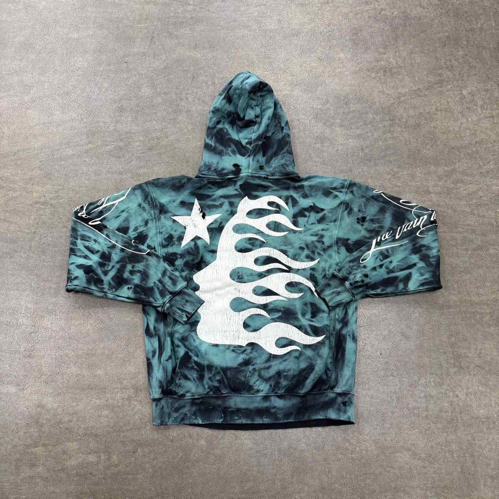 Hellstar Hoodie "PATH TO PARADISE" Green New Size L