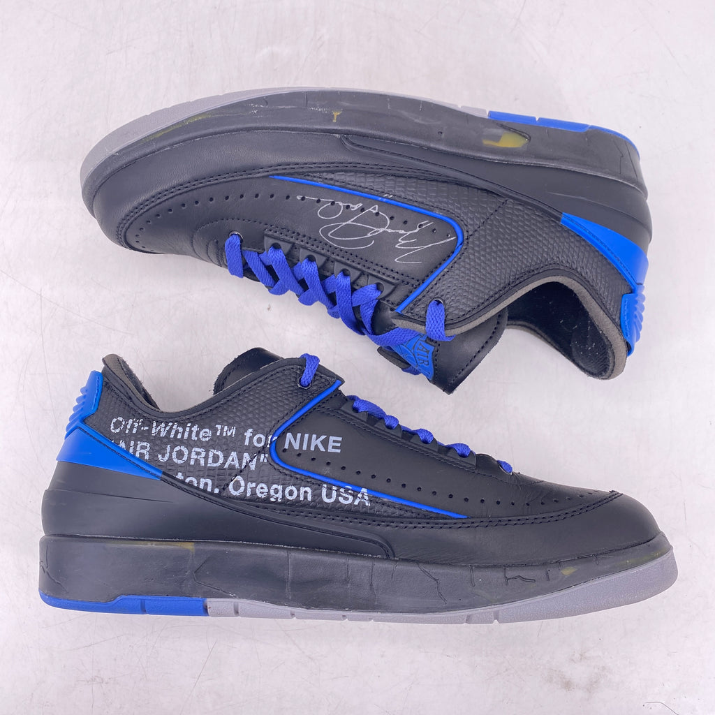 Air Jordan 2 Retro Low "Ow Black Blue" 2021 Used Size 10