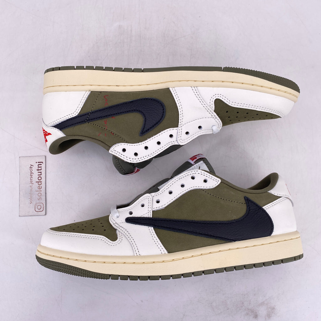 Air Jordan 1 Low OG SP "Travis Scott Medium Olive" 2024 New Size 8.5