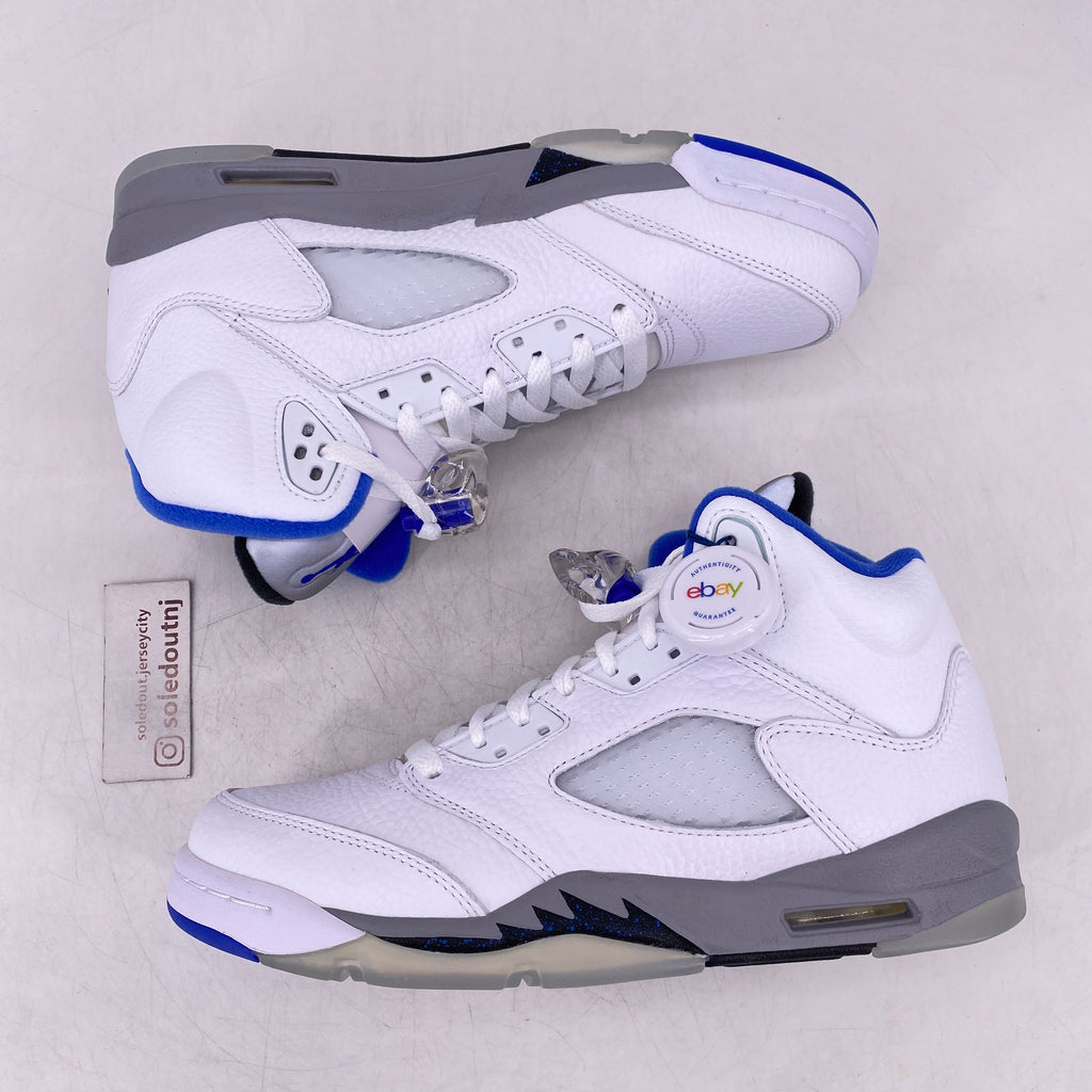 Air Jordan (GS) 5 Retro "White Stealth" 2021 New Size 7Y