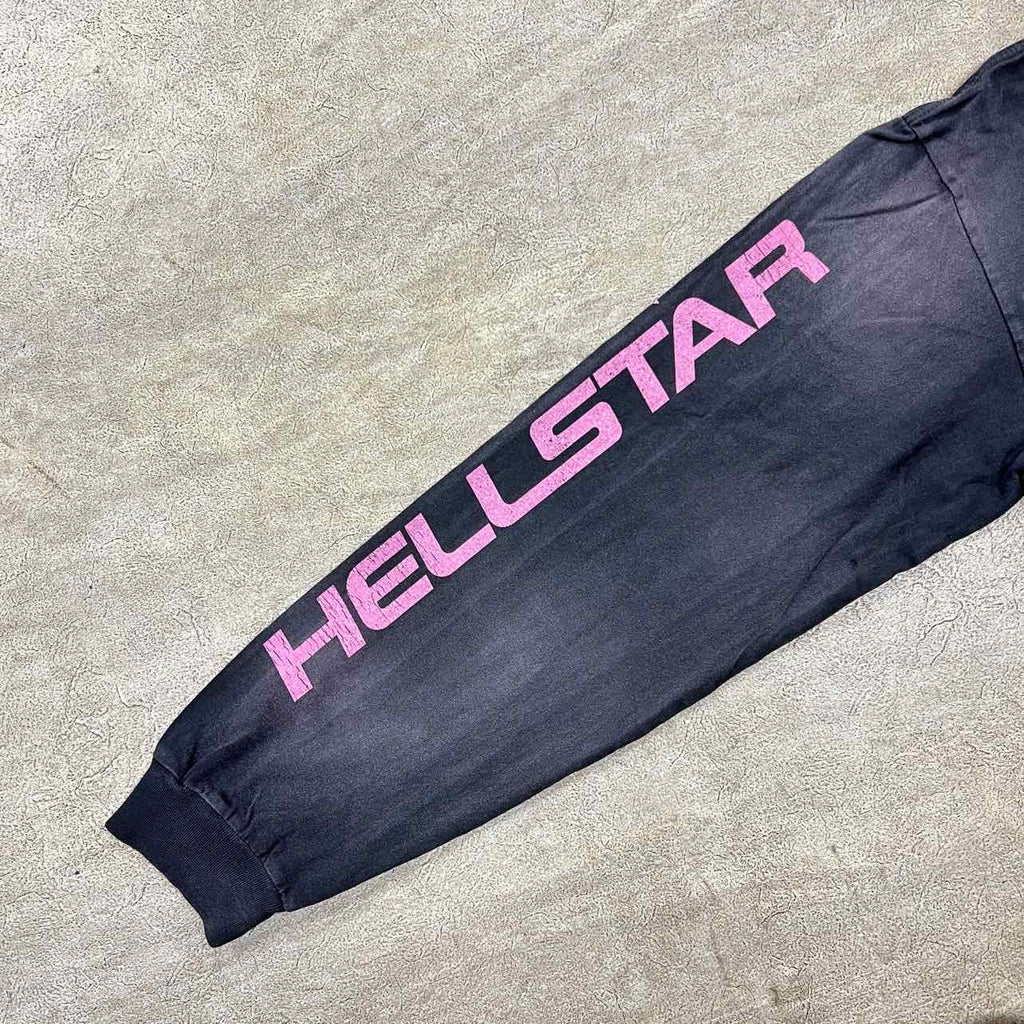 Hellstar Long Sleeve "QR CHRIST" Black New Size M