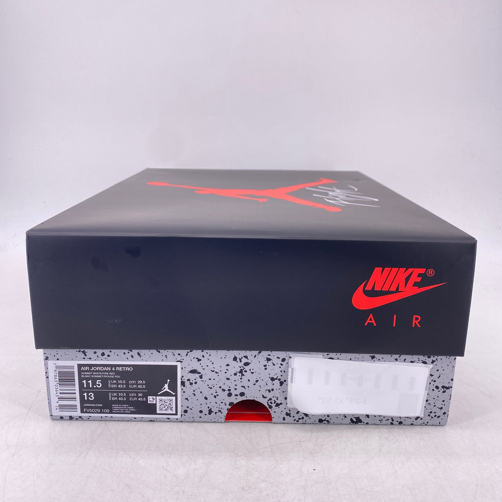 Air Jordan 4 Retro "White Cement" 2025 New Size 11.5