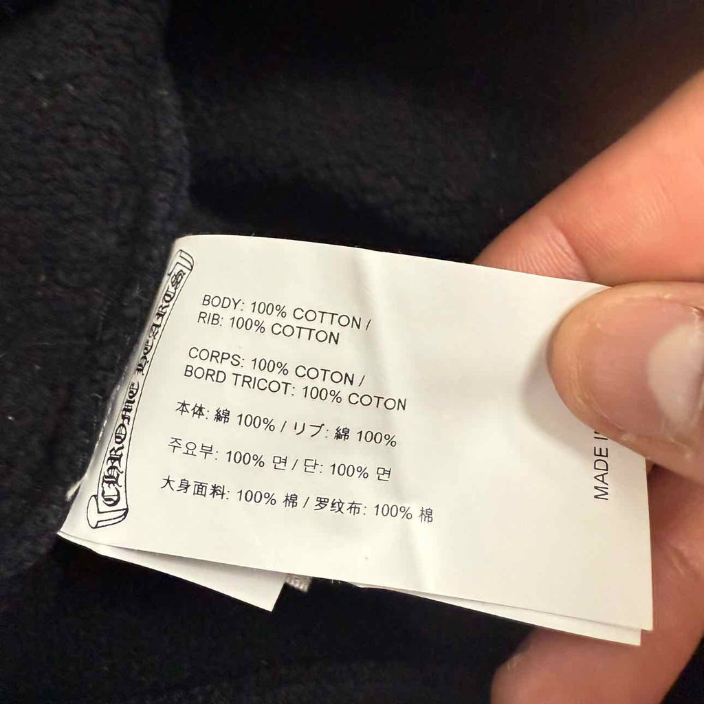 Chrome Hearts Hoodie "SLO RIDE" Black Used Size XL