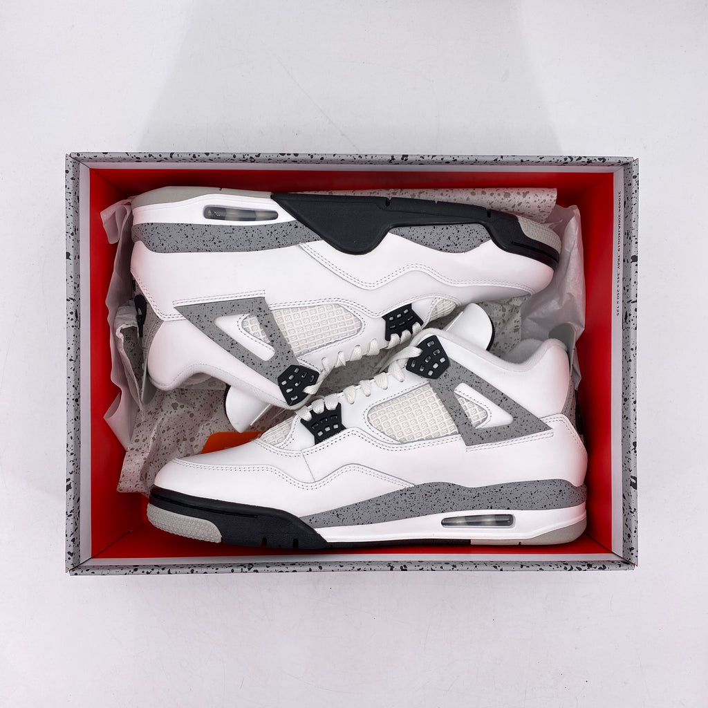 Air Jordan 4 Retro "White Cement" 2025 New Size 11