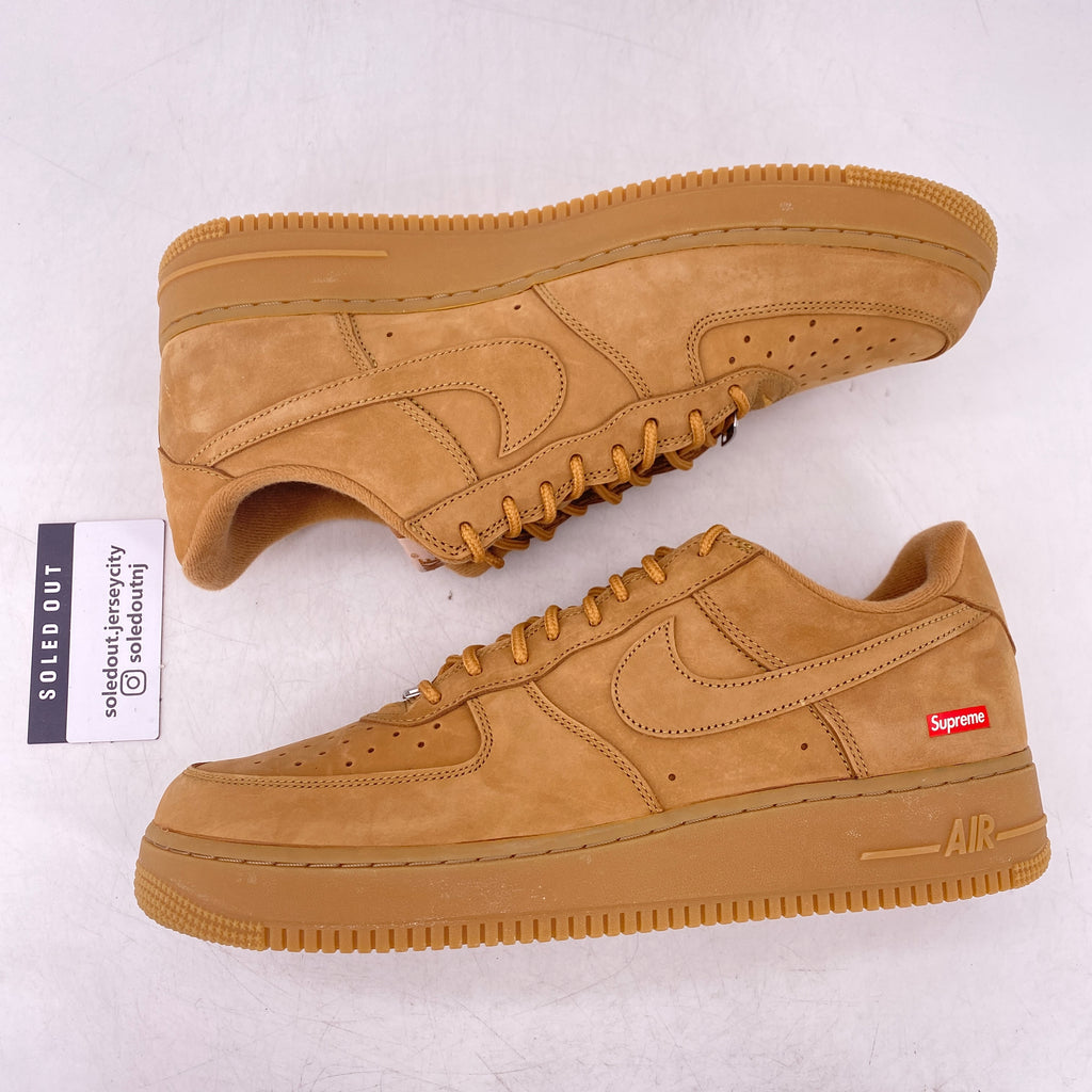 Nike Air Force 1 Low "Supreme Wheat" 2021 New Size 12