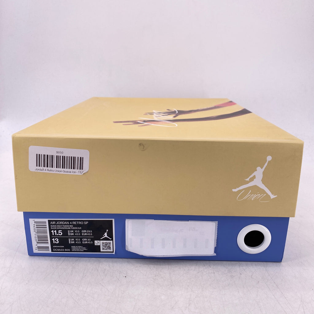 Air Jordan 4 Retro "Union Guava" 2020 Used Size 11.5