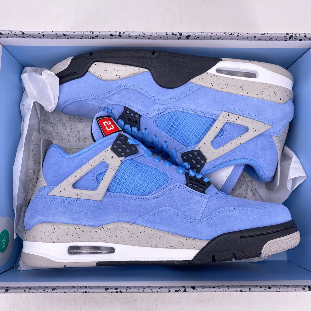 Air Jordan 4 Retro "University Blue" 2021 New Size 9