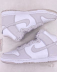 Nike Dunk High "Retro White Vast Grey" 2021 New Size 9.5