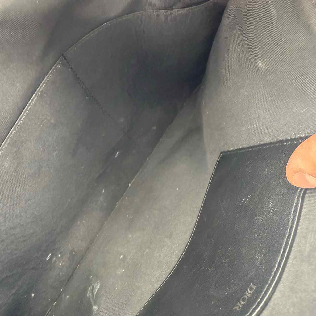 Dior Pouch "A5 TRIANGLE" Used Beige Size OS