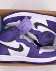 Air Jordan 1 Retro High OG "Court Purple 2.0" 2020 New Size 8