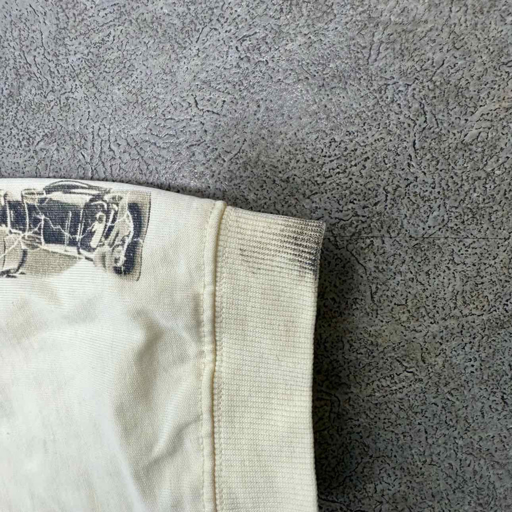 Godspeed Long Sleeve "OUT OF MANY" Cream Used Size XL