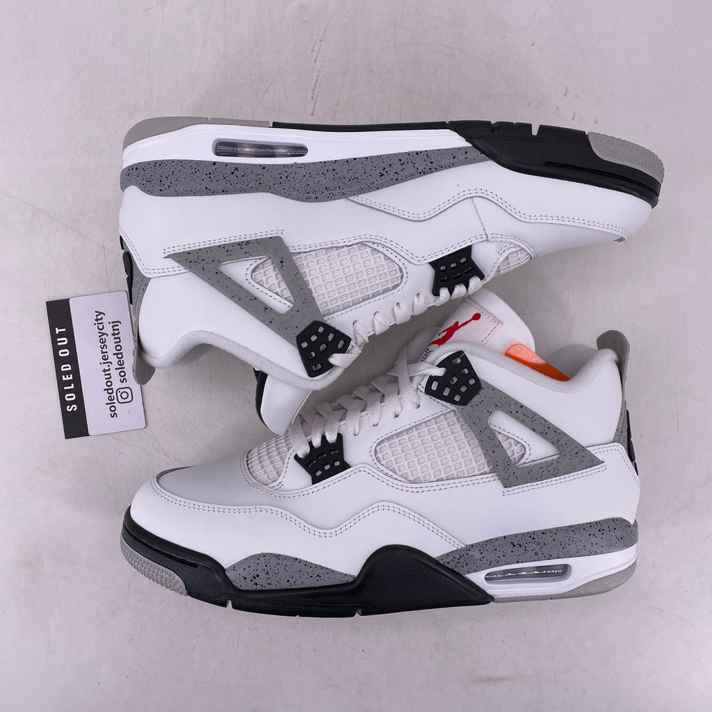 Air Jordan 4 Retro "White Cement" 2025 New Size 10.5