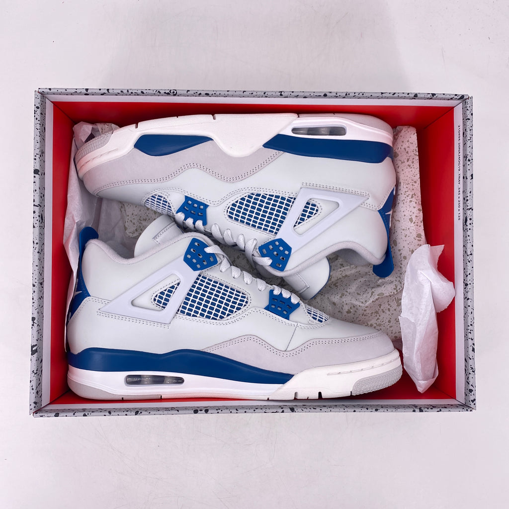 Air Jordan 4 Retro "Military Blue" 2024 New Size 10