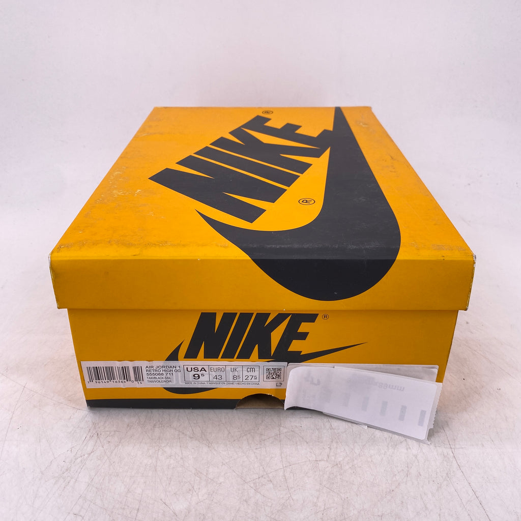 Air Jordan 1 Retro High OG "Taxi" 2022 New Size 9.5