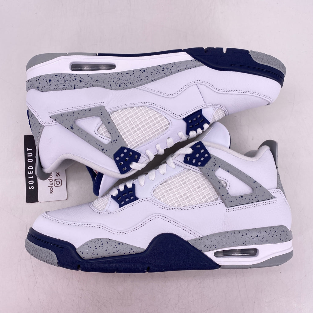 Air Jordan 4 Retro "Midnight Navy" 2022 New Size 10.5