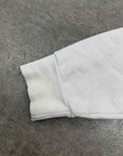 Chrome Hearts Zip Up "SCROLL LOGO" White Used Size XL