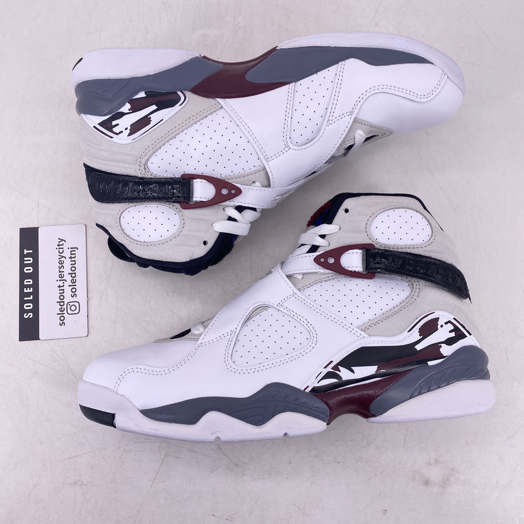 Air Jordan (W) 8 Retro "White Burgundy" 2020 New Size 9W