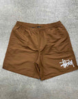 Stussy Shorts "BASIC LOGO" Brown New Size L
