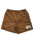 Stussy Shorts "BASIC LOGO" Brown New Size L