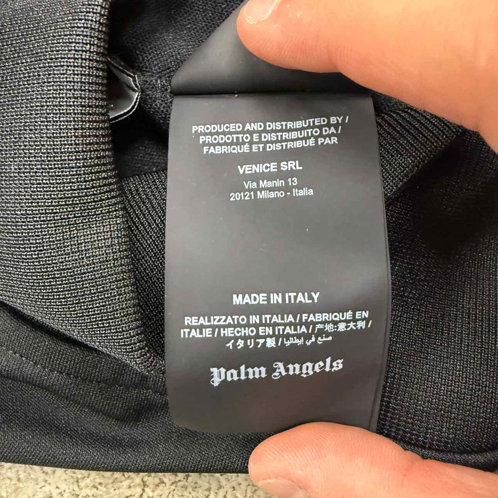 Palm Angels Track Jacket Black Used Size S