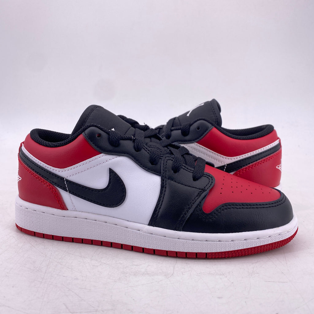 Air Jordan (GS) 1 Low "Bred Toe" 2021 New Size 4Y