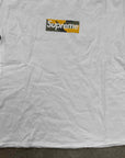 Supreme T-Shirt "BROOKLYN BOX LOGO" White Used Size M