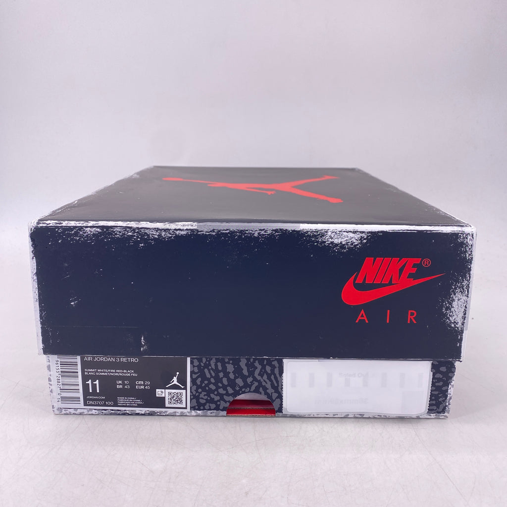 Air Jordan 3 Retro "White Cement Reimagined" 2023 New Size 11