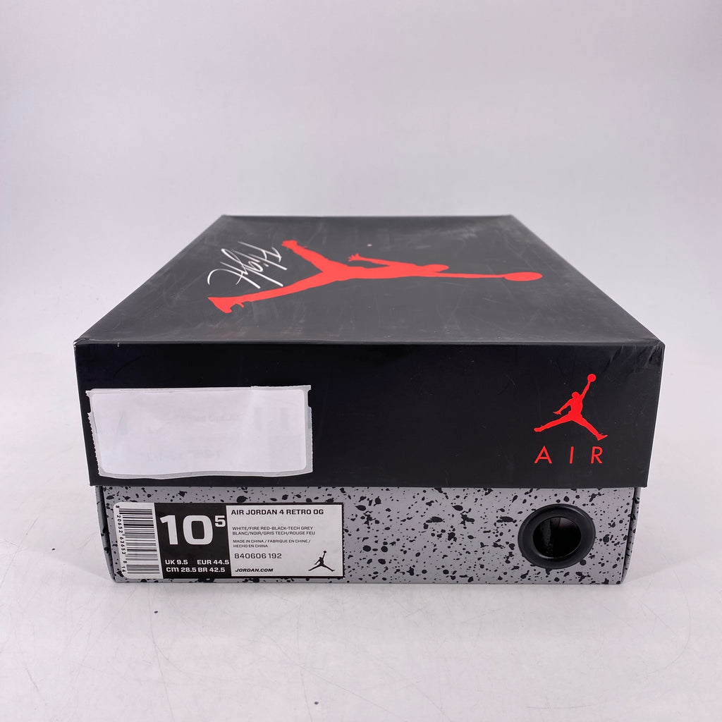 Air Jordan 4 Retro "White Cement" 2016 New Size 10.5