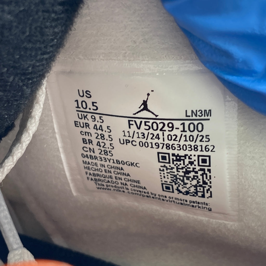 Air Jordan 4 Retro "White Cement" 2025 New Size 10.5