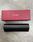 Cartier Sunglasses "WHITE BUFFALO RIMLESS" Used Green Size OS