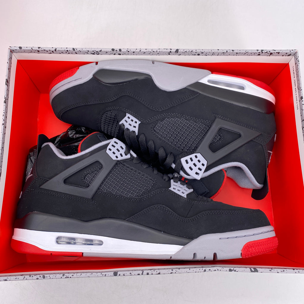 Air Jordan 4 Retro "Bred" 2019 New Size 12