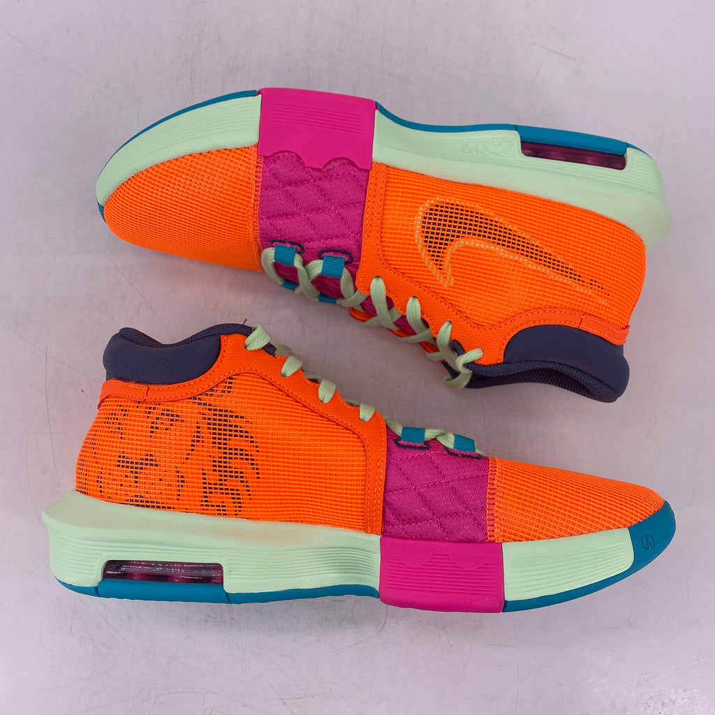 Nike Lebron Witness 8 "Total Orange Laser Fuchsia" 2024 New Size 9.5