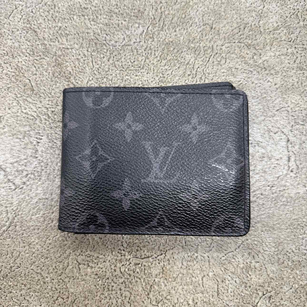 Louis Vuitton Wallet "SLENDER" Used Black Size OS