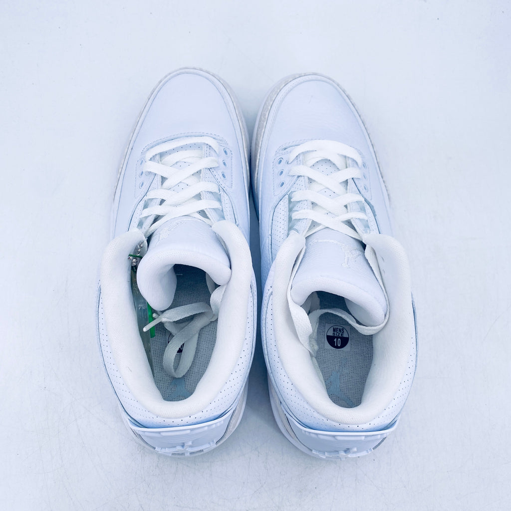 Air Jordan 3 Retro "Pure White" 2018 New Size 10