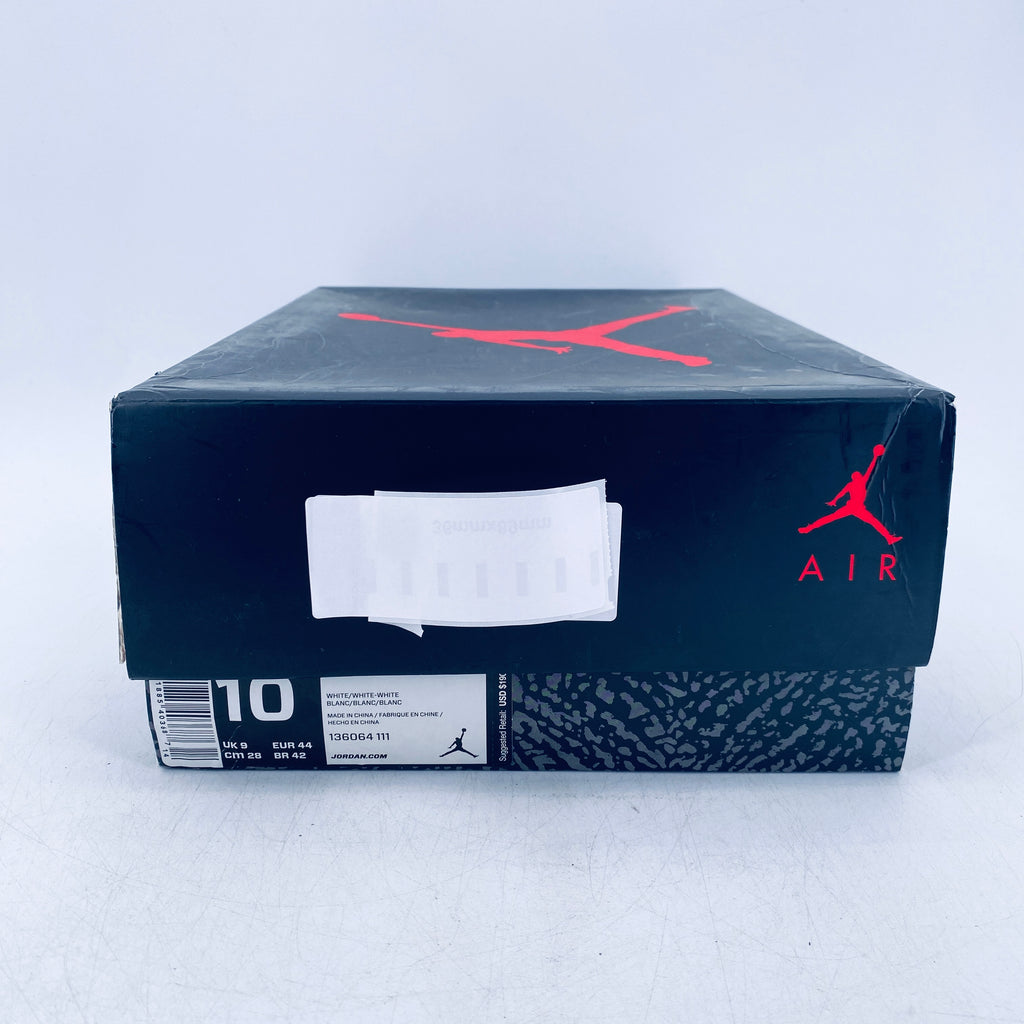 Air Jordan 3 Retro "Pure White" 2018 New Size 10