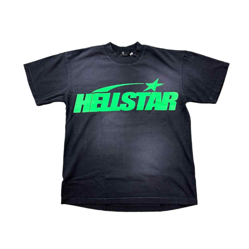 Hellstar T-Shirt "CLASSIC GEL GREEN" Black New Size S