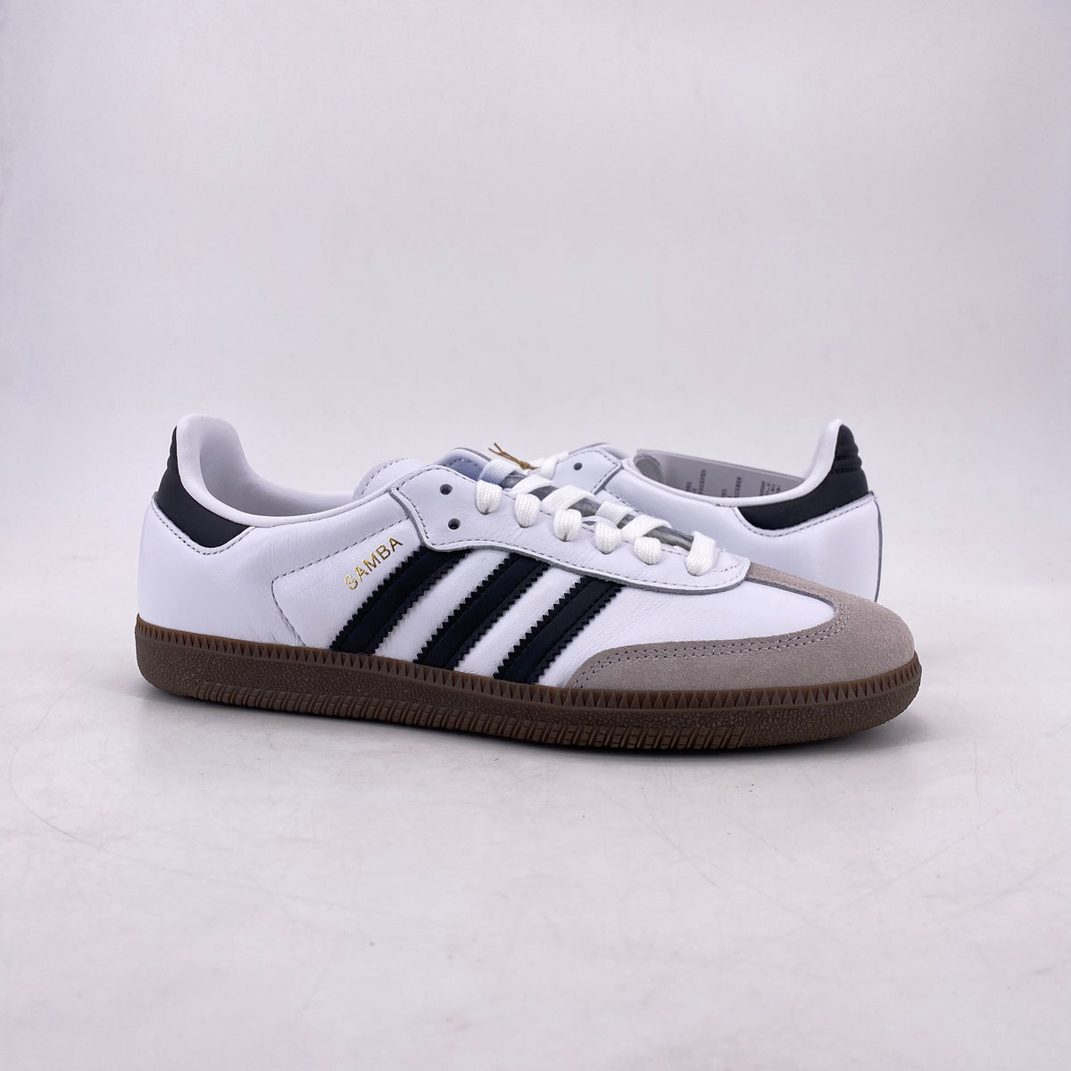 新品24.5／Samba OG \"Cloud White/Core Black adidas Samba OG Athletic Shoe - Cloud White / Core Black